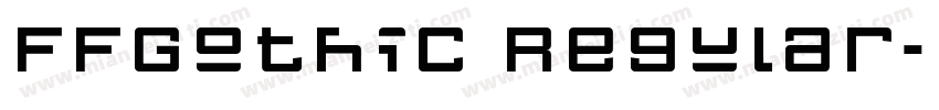 FFGothic Regular字体转换